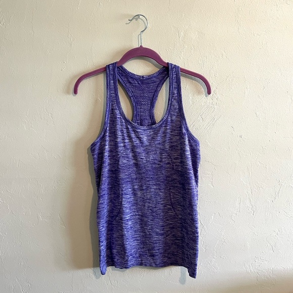 lululemon athletica Tops - Lululemon Purple Swiftly Tech Tank Top Size 8
